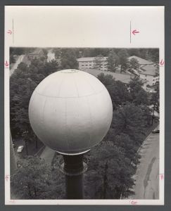 Aerial campus photographs - Water tower