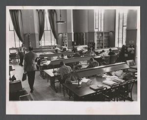 School of Theology - Students studying in the theology library