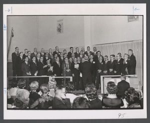 Emory birthday party - Men's choir
