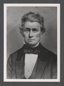Library Special Collections - Print portrait of Emory President Alexander Means