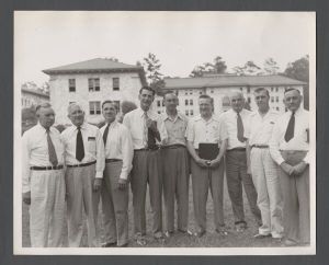 School of Theology - Group portrait of “Best Country Preachers” of the Southern United States attending a religious workshop at Emory University