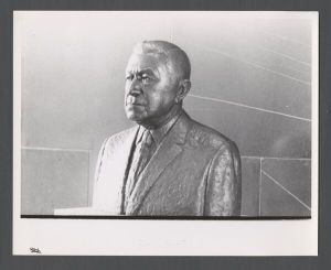 Library Special Collections - Bust of Robert W. Woodruff