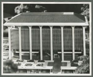 Library - Architectural model of Robert W. Woodruff library