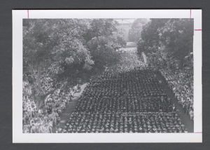 Commencement, 1970s and 1980s - Graduation on the quad