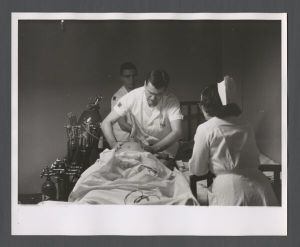 School of Medicine - Medical staff administering anesthesia