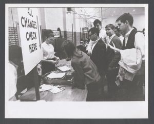 Registration - Students wait to register