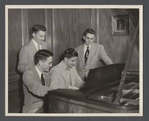 Woodrow Wilson Fellows - Robert Lanford, Robert Scoggins, Walter Mingledorff, and Charles Brake