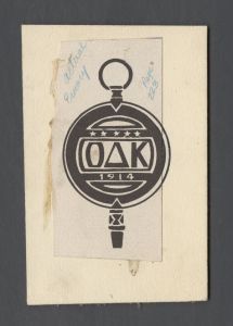 Fraternities, Omicron Delta Kappa - Omicron Delta Kappa insignia