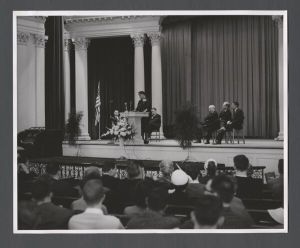 Identified Speakers and Entertainers - Eleanor Roosevelt, First Lady of the United States