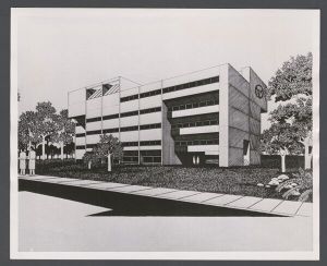 Miscellaneous buildings, 1960-1980 - Architectural drawing of Emory University Rehabilitation Center