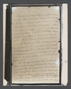 Library Special Collections - Joel Chandler Harris manuscript