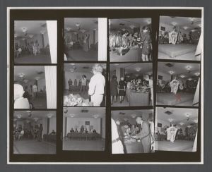 Emory Miscellany - Contact sheet of fashion show
