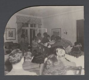 Students, groups, 1940s-1950s - Student blackface performance