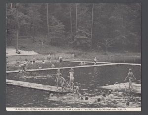 Faculty Camp - Swimming at the lake