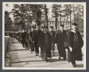 Commencement, pre-1940 - Graduation procession