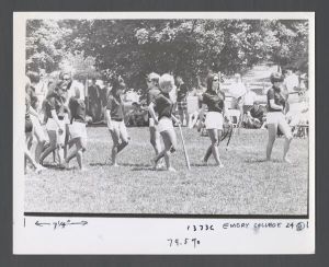 Phoenix events, 1950s-1960s - Softball game between Phoenix staff and Playboy Bunnies