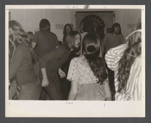 Students, groups, 1970s - "MRA sock hop"