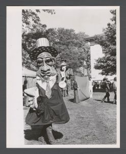 Students, groups, 1970s - Students on the quad dressed in costumes