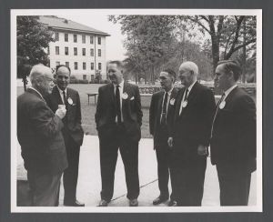Law School - Emory administrators at law day