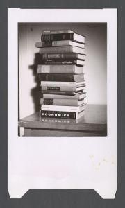 Library Special Collections - Stack of textbooks