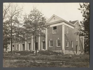 Fraternity Candidates - Sigma Chi house under construction