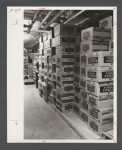 Purchasing Departments - Paper towels in hospital storeroom