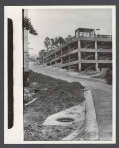 Campus construction, 1940s-1960s - Fishburne parking lot