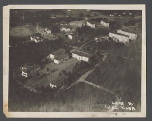 Aerial campus photographs - Emory quad
