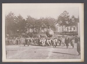 Pushball - Game with crowd looking on