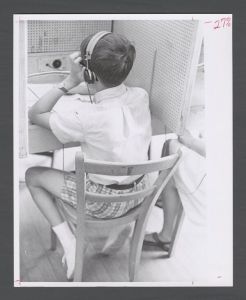 Department of Teacher Education - Boy with headphones
