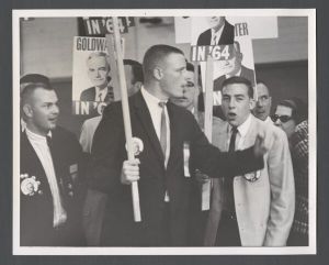 Student government elections, 1950s - Students at mock election
