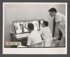 School of Medicine - Students view X-rays