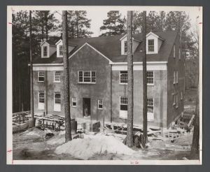 Fraternity Candidates - Alpha Epsilon Pi house under construction