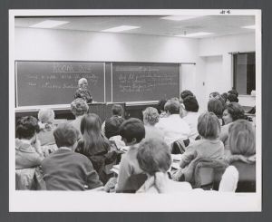 School of Nursing - Students attending a lecture