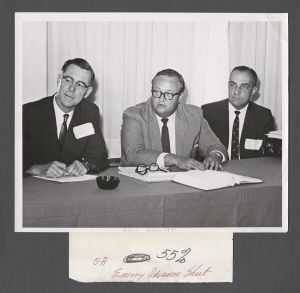 Law School - Professor George King moderating a panel