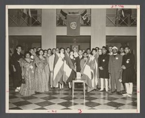 Foreign students - Group of international students