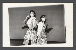 Identified Speakers and Entertainers - Man and Woman in costume