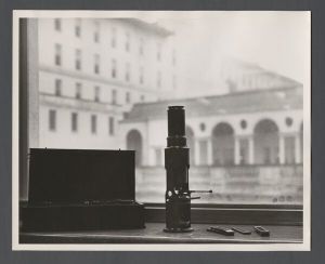 College of Arts and Sciences - Microscope in window