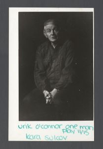 Identified Speakers and Entertainers - Urik O'Connor, writer and historian