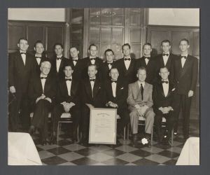Fraternity Candidates - Group portrait of Beta Gamma Sigma members