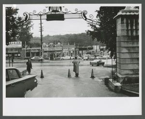 Emory Village - View of Emory Village from entrance to Emory University