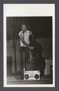 Identified Speakers and Entertainers - Rathskellar cast member playing a double bass