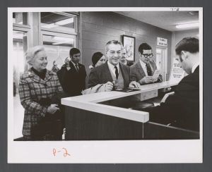 Administrators - Emory President Sanford Atwood at an event