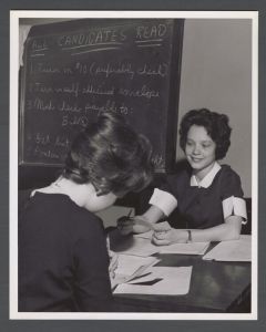 Registration - Candidate fills out forms