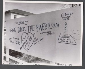 Graffiti, 1968 - Various messages and jokes