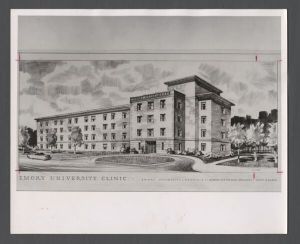 School of Medicine - Sketch of Emory Clinic building