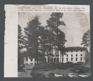 Buildings - Alumni Memorial University Center and Alabama Hall