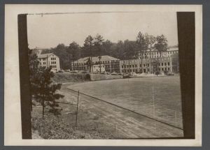 Campus photographs, 1910-1960 - Geology and Biology building construction