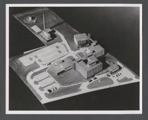School of Medicine - Architectural model of the Communicable Disease Center building