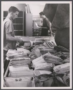 Post Office - Stacks of mail
